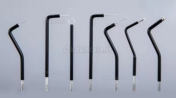 Set di 7 punte per elettrochirurgia dentale adatte all'elettrochirurgia dentale